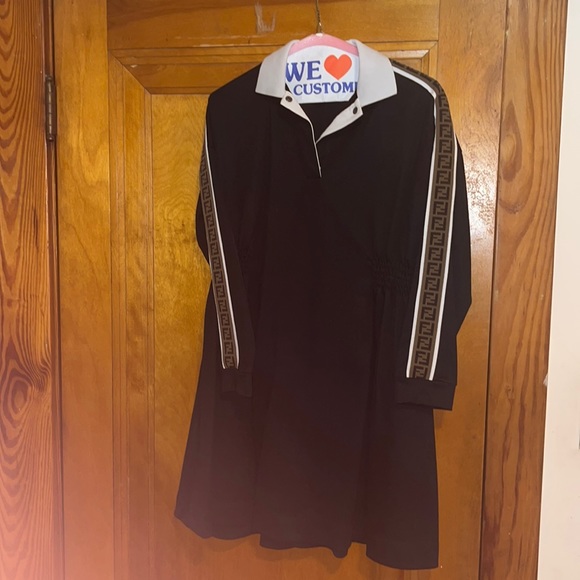 Black fendi child’s dress